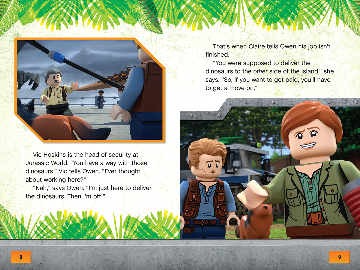 Owen to the Rescue (LEGO Jurassic World: Reader with Stickers ...