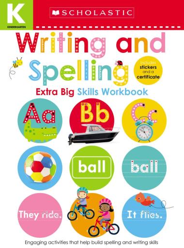 Photo of Writing and Spelling Kindergarten Workbook: Scholastic Early Learners (Extra Big Skills Workbook)